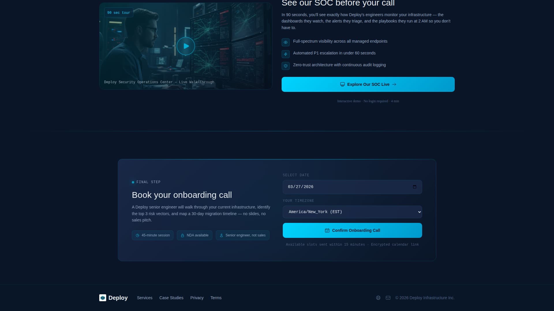 Deploy - Highperformance Itservices Landing Page Template