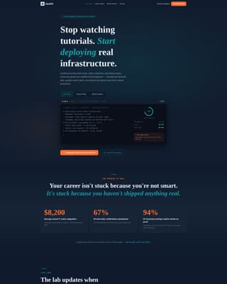 Upskill - Accelerated Ittraining Landing Page Template