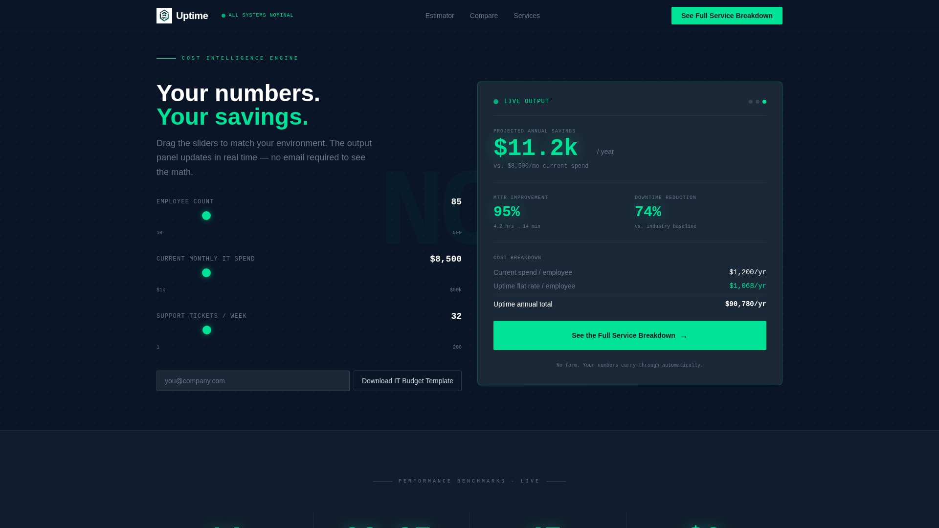 Zenith — Strategic Technology Landing Page Template