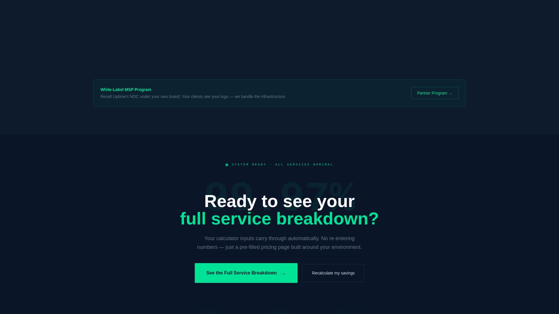 Zenith — Strategic Technology Landing Page Template