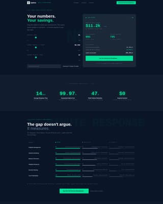 Zenith — Strategic Technology Landing Page Template