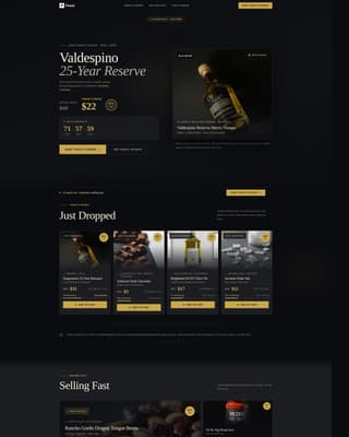 Feast - Exclusive Gourmet Landing Page Template