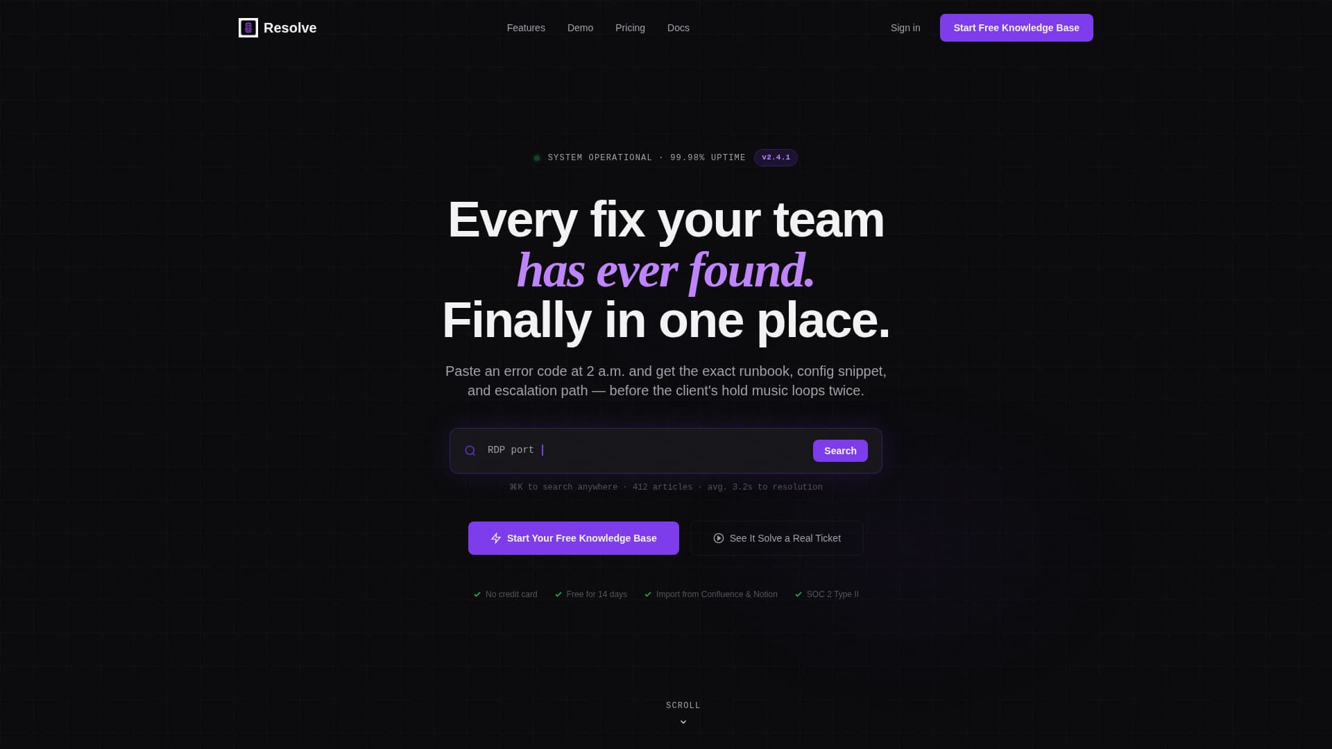 Resolve - Powerful Itservices Landing Page Template