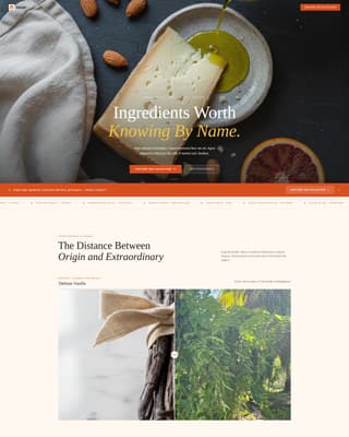 Savor - Luxurious Gourmet Landing Page Template
