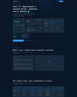 Velocity — Mission-Critical IT Landing Page Template