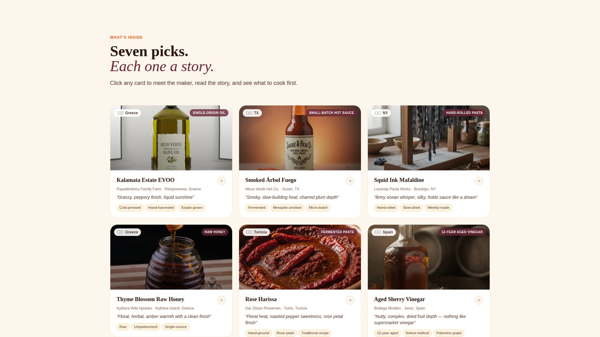 Savor - Curated Gourmet Landing Page Template