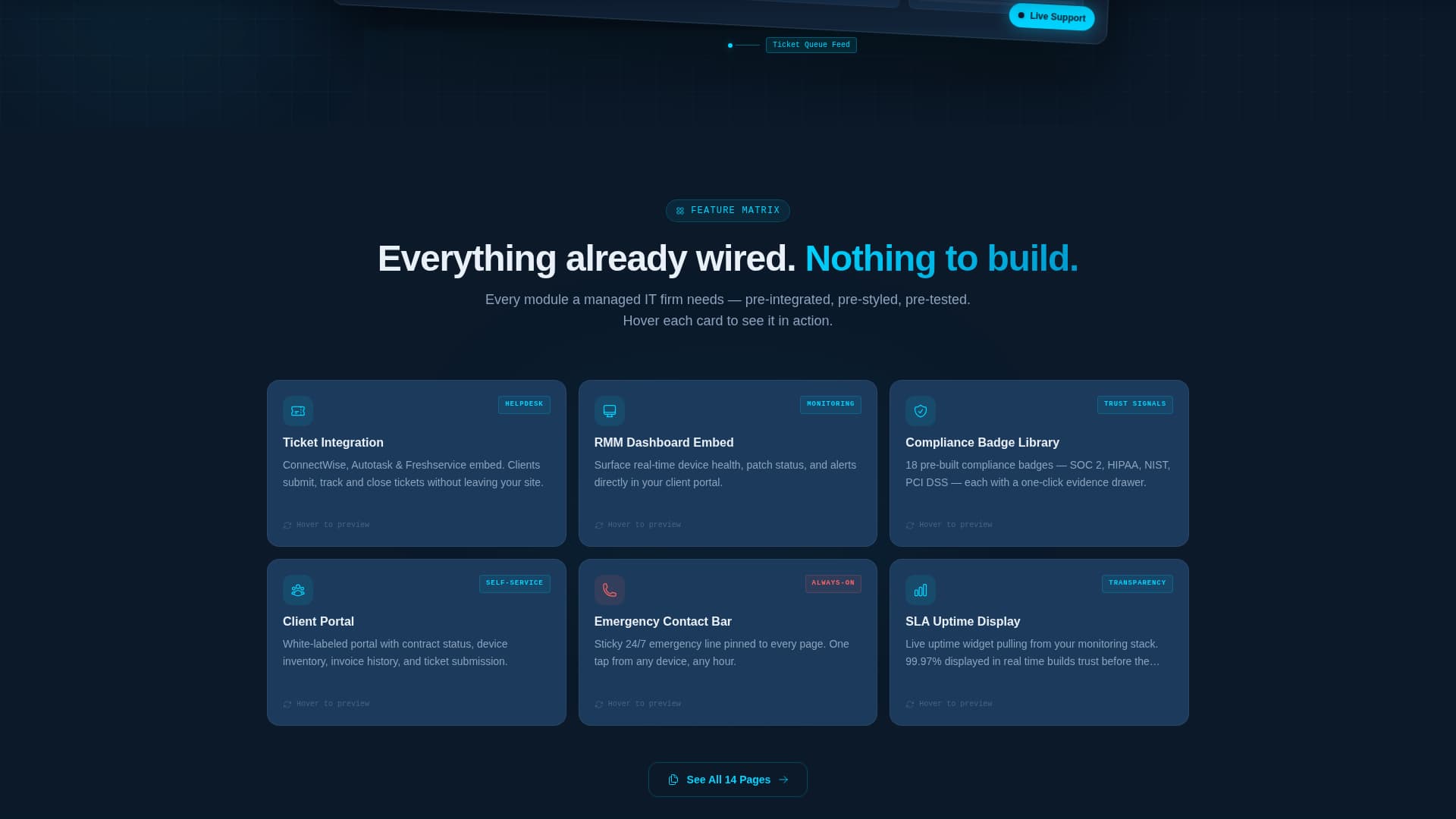 Restore — Expert IT Support Landing Page Template