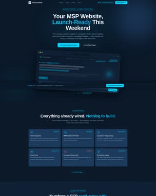 Restore — Expert IT Support Landing Page Template