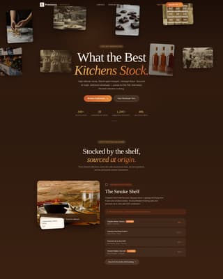 Provisions - Premium Wholesale Landing Page Template