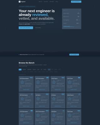 Augment - Vetted Staffaugmentation Landing Page Template