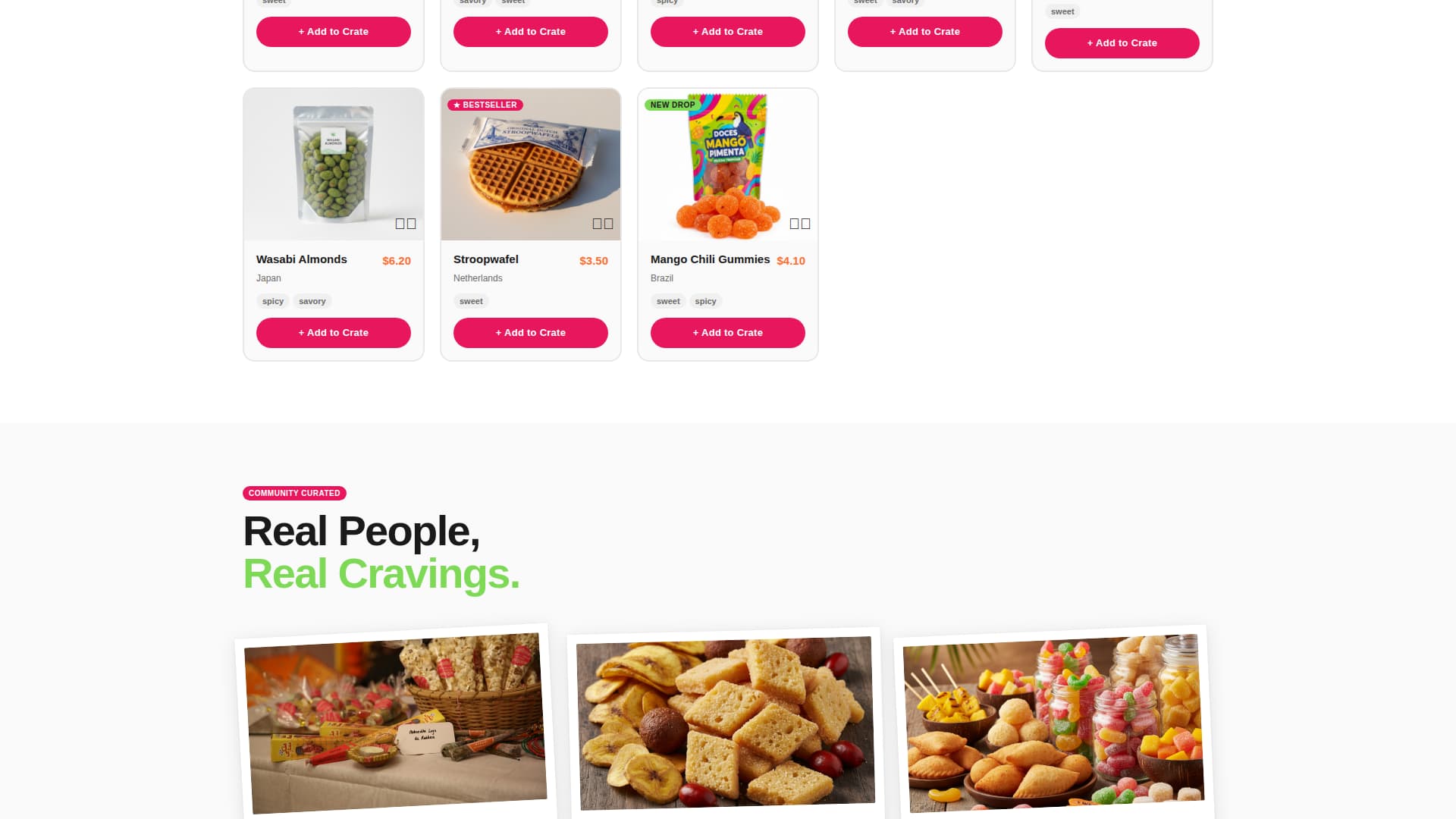 Munch - Irresistible Snackbox Landing Page Template