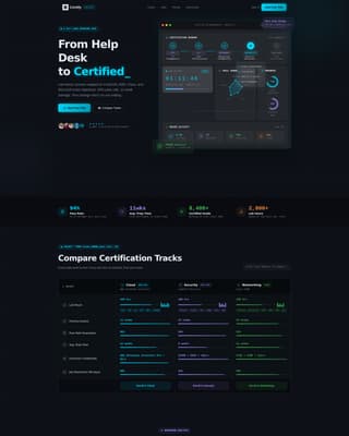 Certify - Powerful Itcertification Landing Page Template