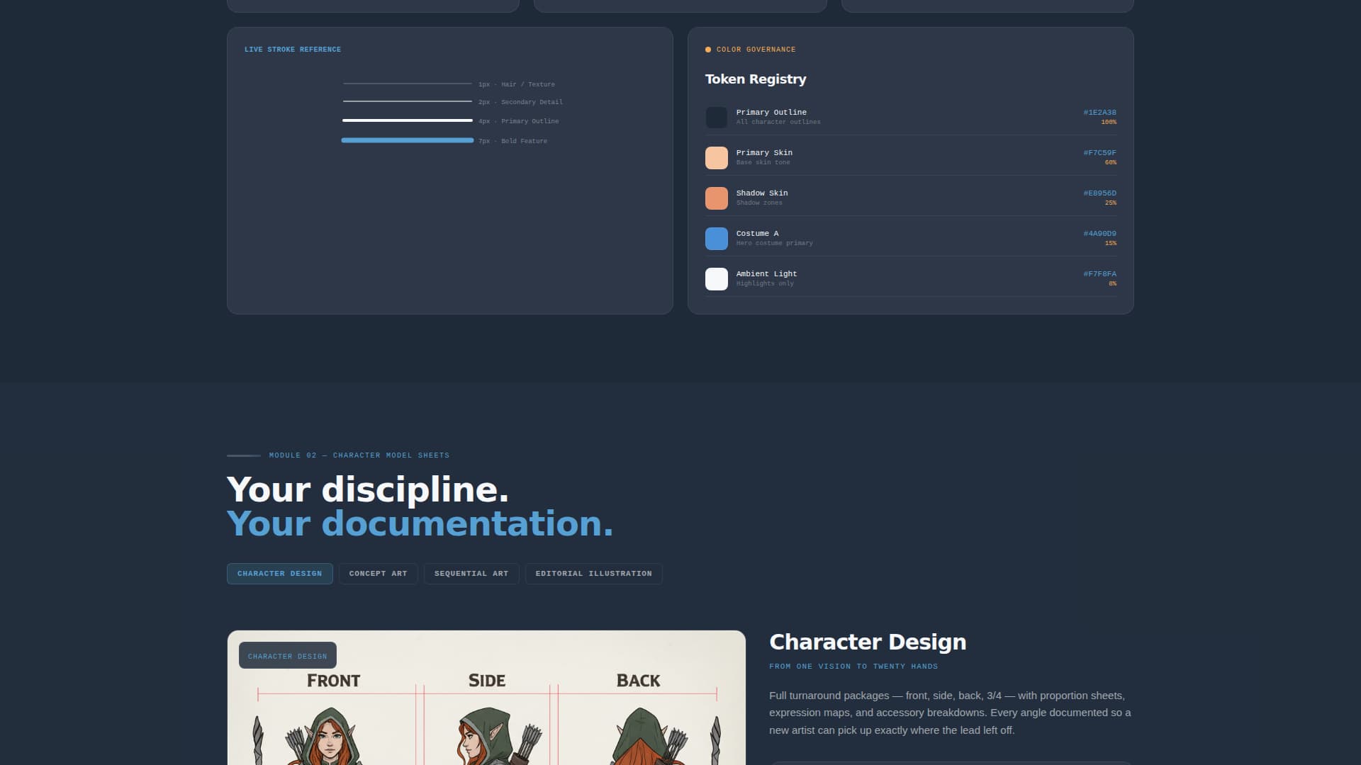 Stylebook - Precise Illustration Landing Page Template