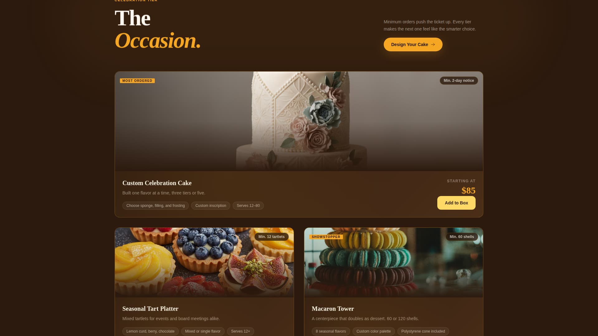 Proof - Artisan Bakery Landing Page Template