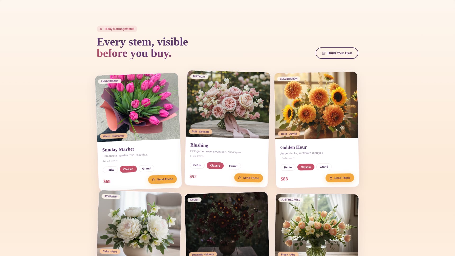 Bloom - Fresh Florals Landing Page Template