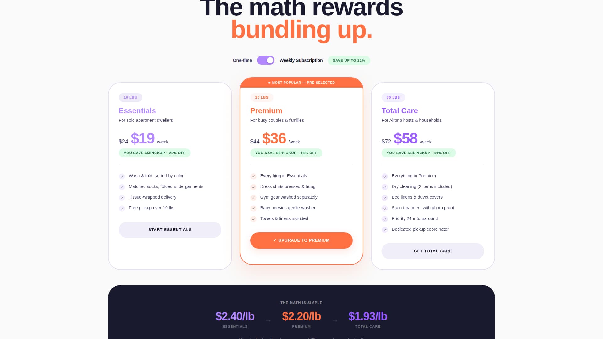 Fold - Unboxing Fullservice Landing Page Template