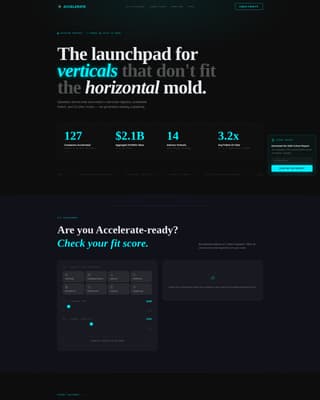 Accelerate - Highimpact Accelerator Landing Page Template