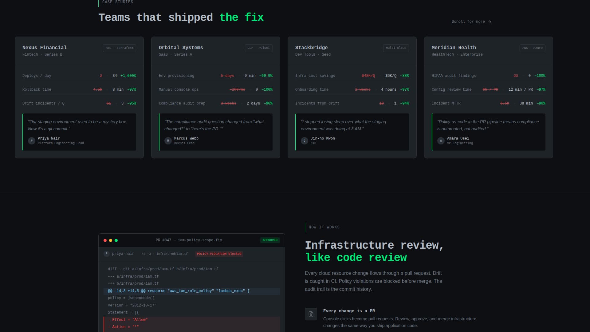 Deploy - Powerful Infrastructure Landing Page Template