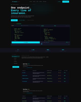 Endpoint - Powerful Insurtech Landing Page Template