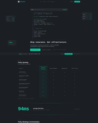Secure — Next-Gen Insurtech Landing Page Template