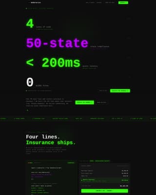 Secure — Rapid Insurance Technology Landing Page Template