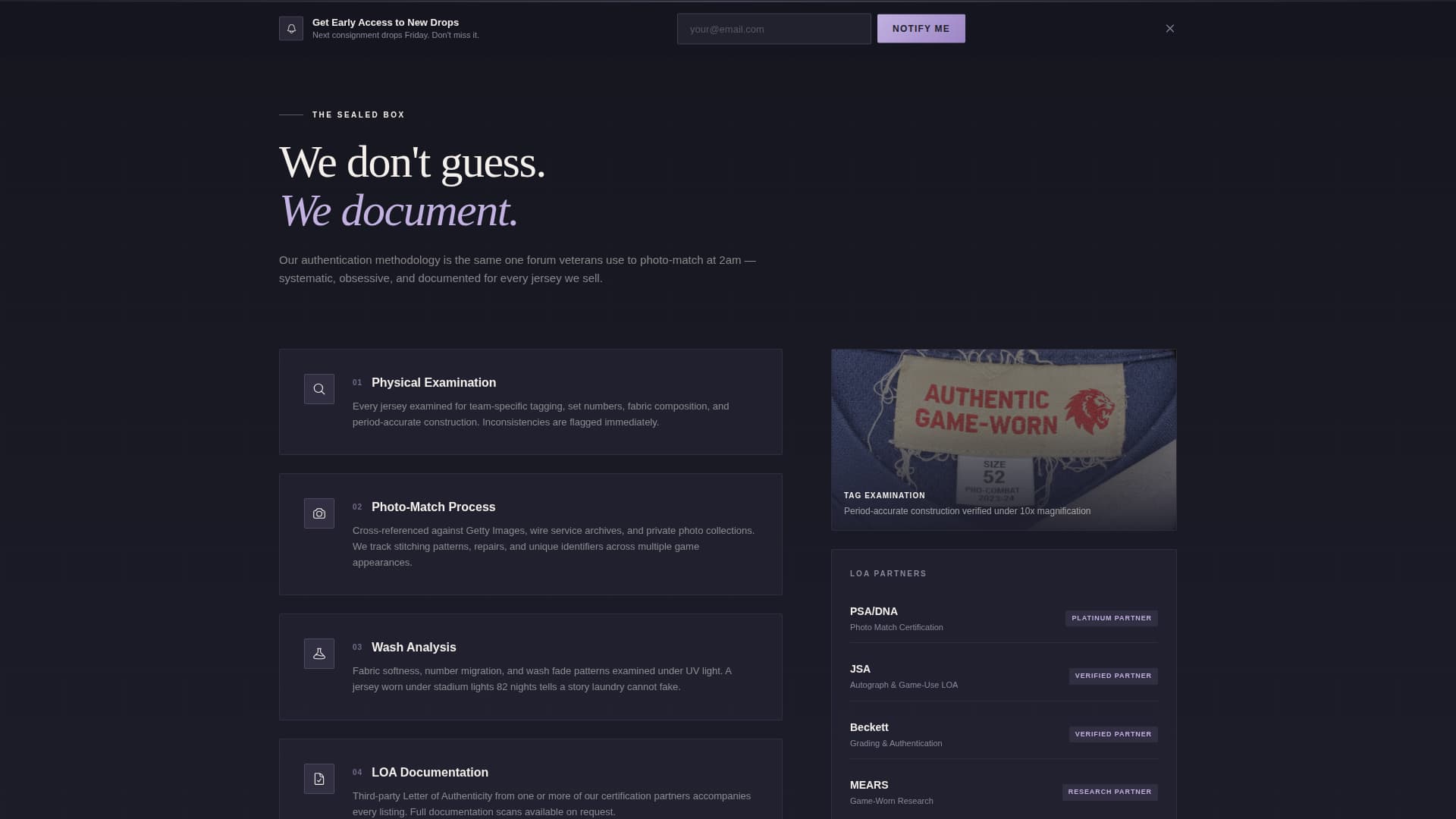 Sports & Entertainment Memorabilia Professional Website Template