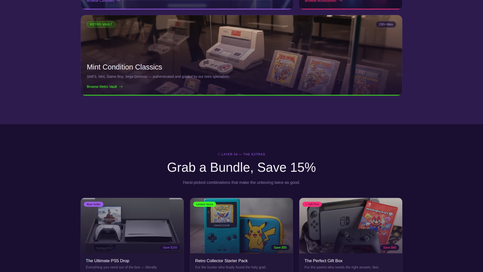 Loot - Immersive Gaming Landing Page Template