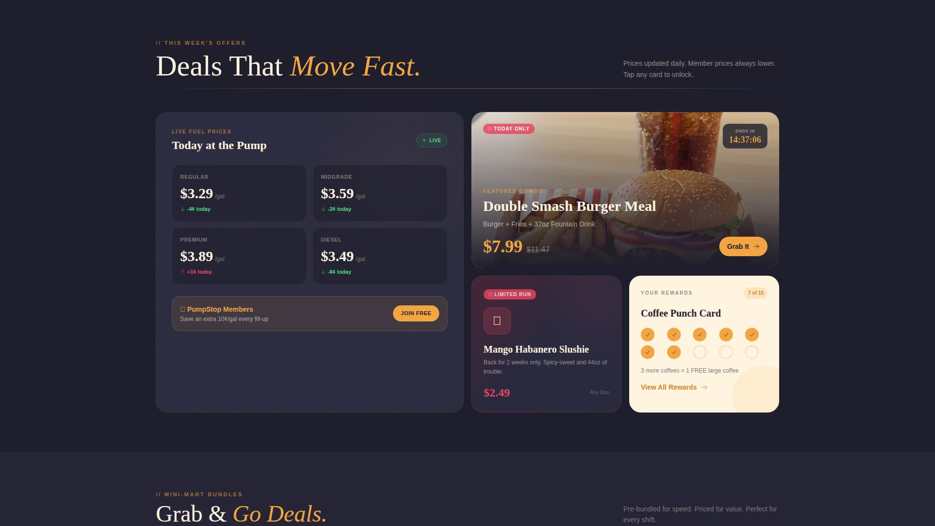 Pump - High-Octane Gas Station Landing Page Template