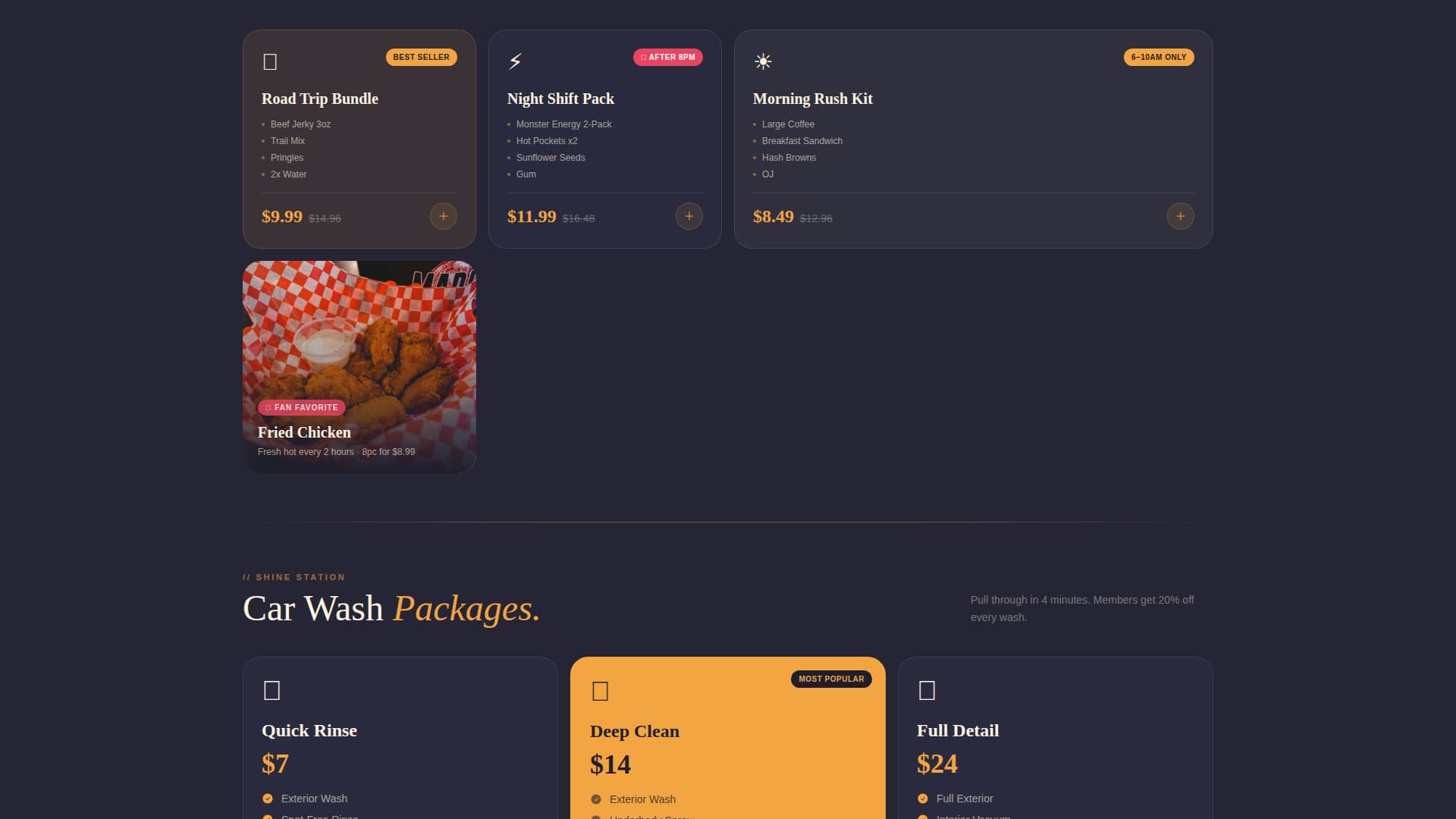 Pump - High-Octane Gas Station Landing Page Template