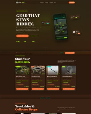Hobby & Passion Supplies Professional Website Template