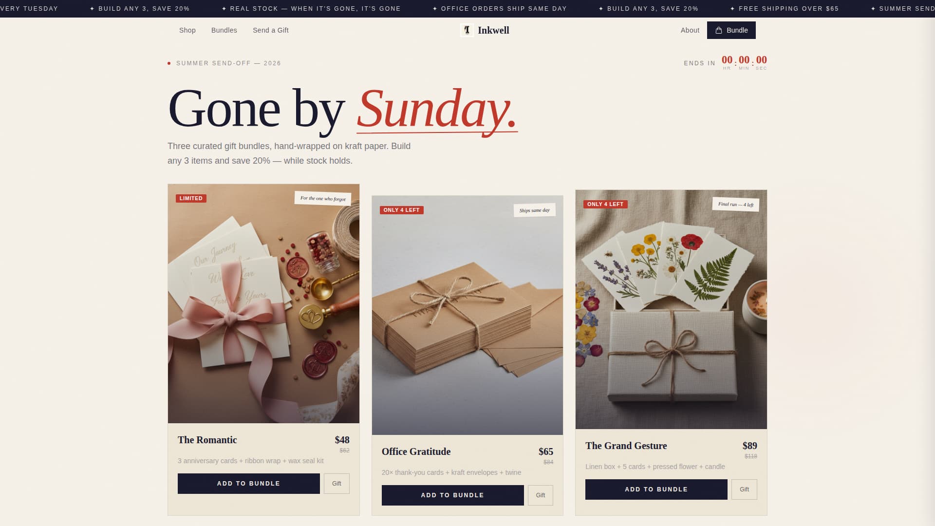 Local Brick & Mortar Business Professional Website Template