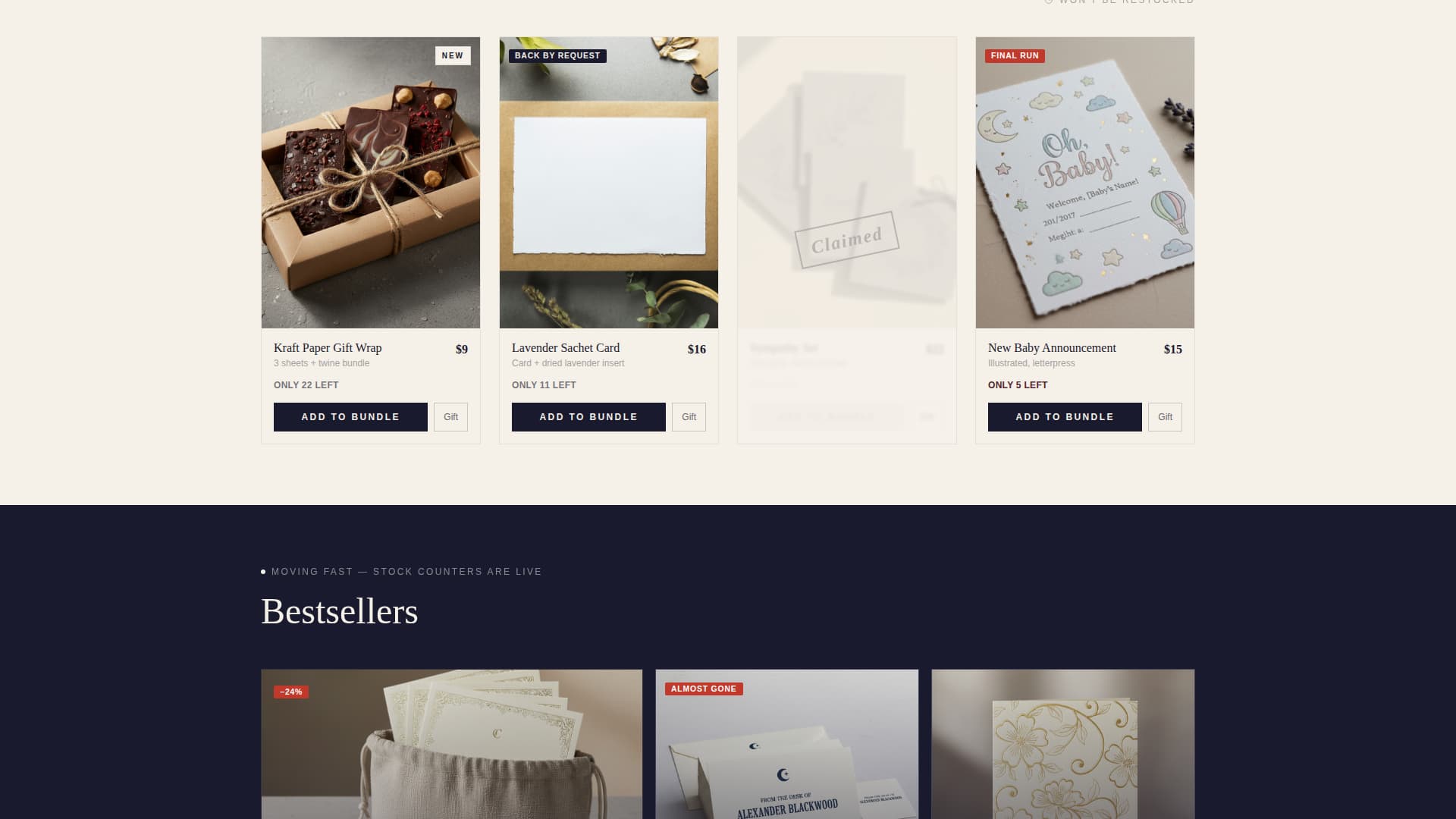 Local Brick & Mortar Business Professional Website Template