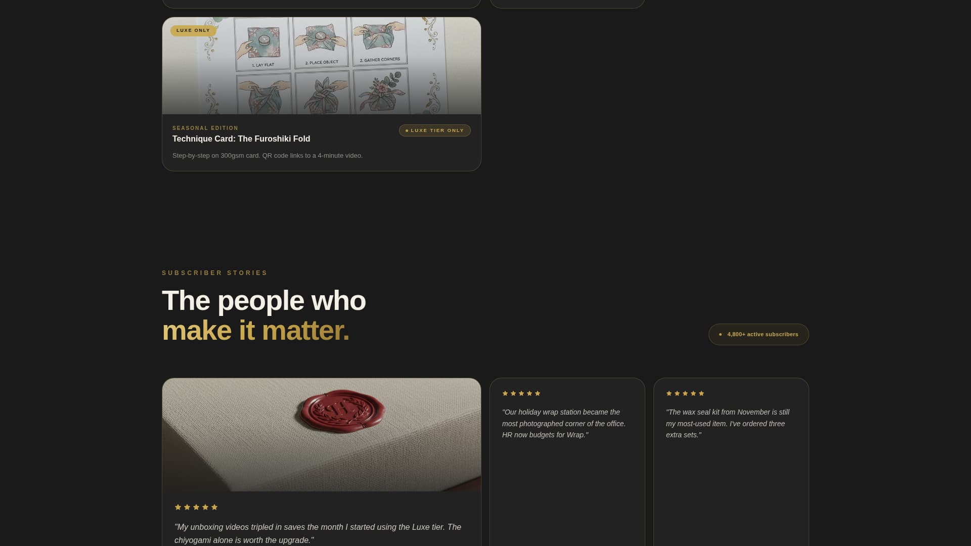 Wrap — Elegant Gift Presentation Landing Page Template