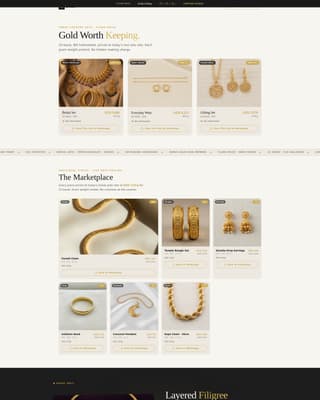 Middle Eastern Specialty Retail Booking Website Template