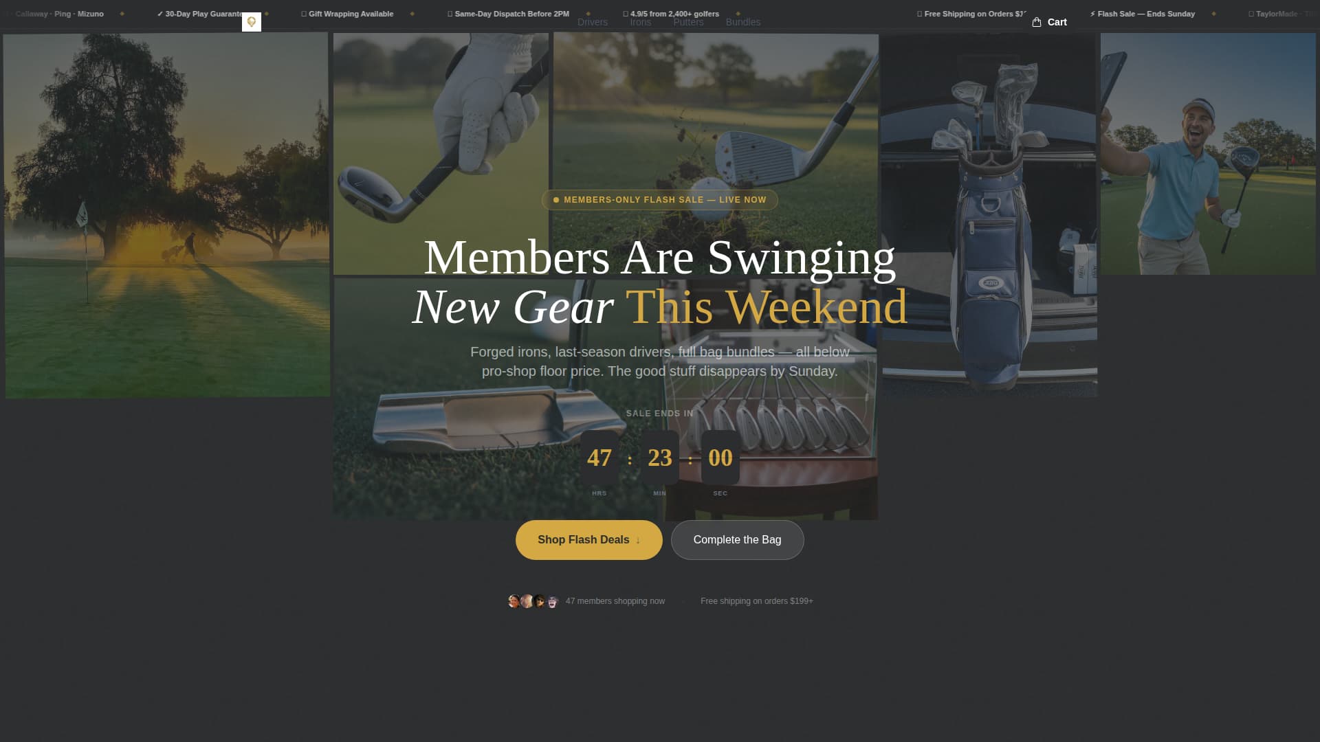 Sports & Outdoor Store Portfolio Website Template