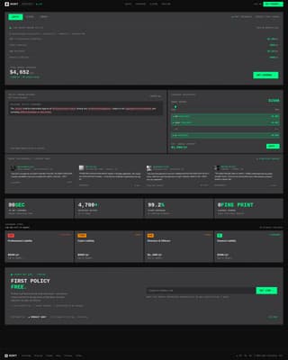 Hunt - Instant Insurtech Landing Page Template