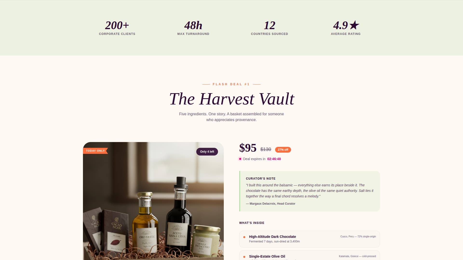 Grocery & Food Store Professional Website Template