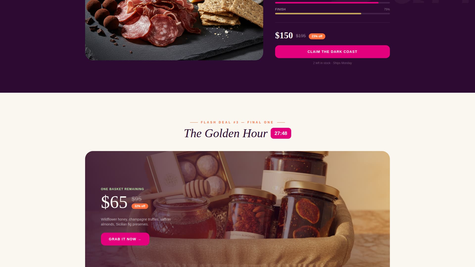 Grocery & Food Store Professional Website Template