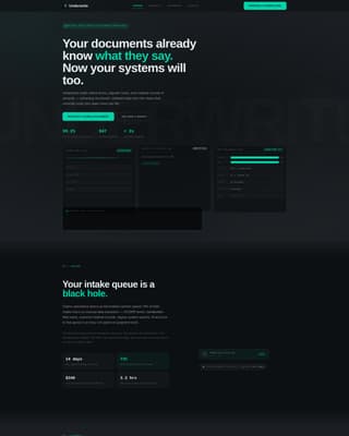 Assure — Intelligent Coverage Management Landing Page Template