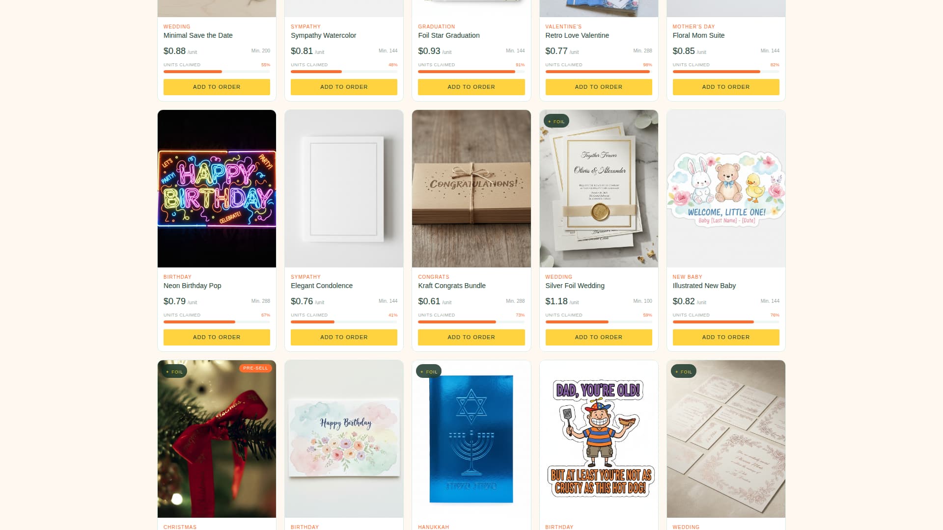 Stockcard - Vivid Wholesale Landing Page Template