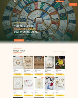 Stockcard - Vivid Wholesale Landing Page Template