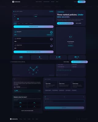 Anchor — Intelligent Policy Management Landing Page Template
