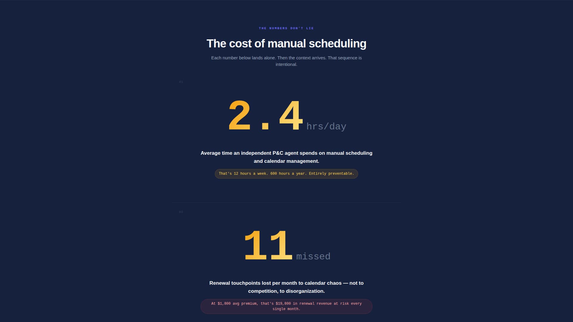 Scheduler - Intelligent Insurance Landing Page Template