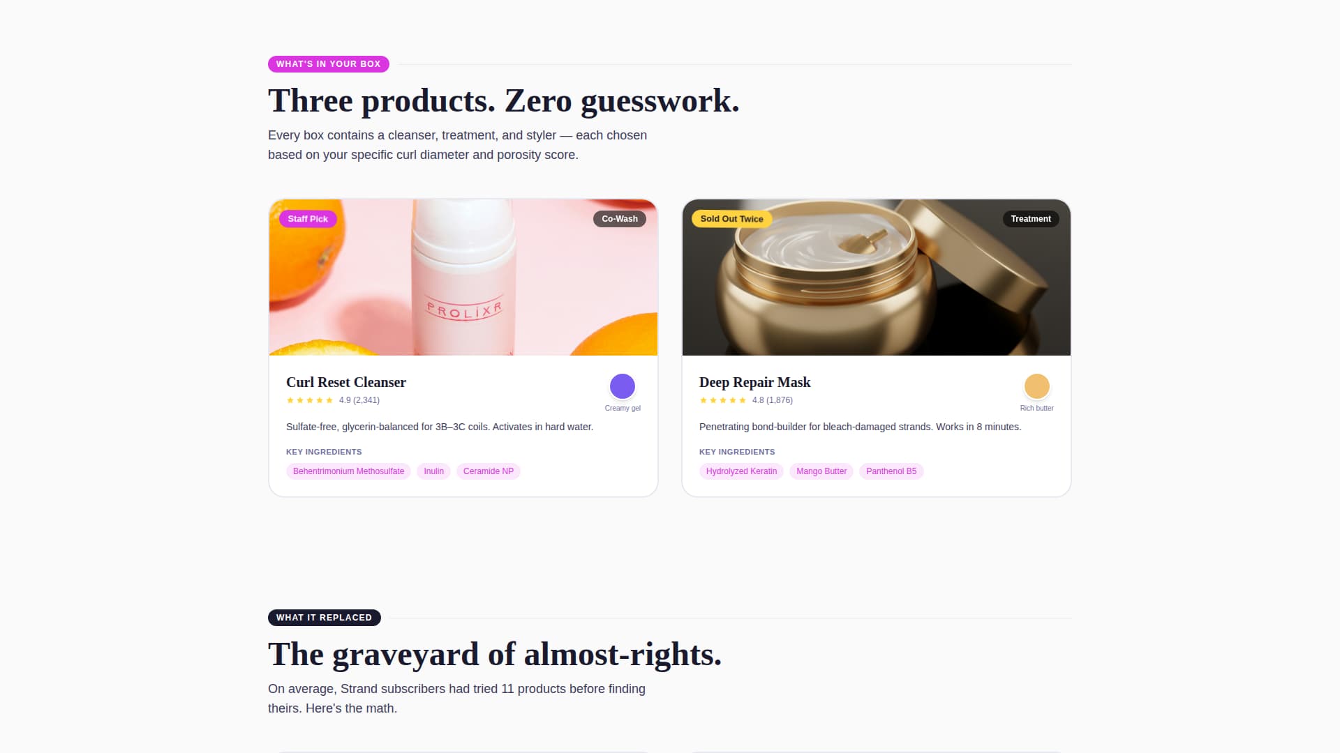 Subscription Box Professional Website Template