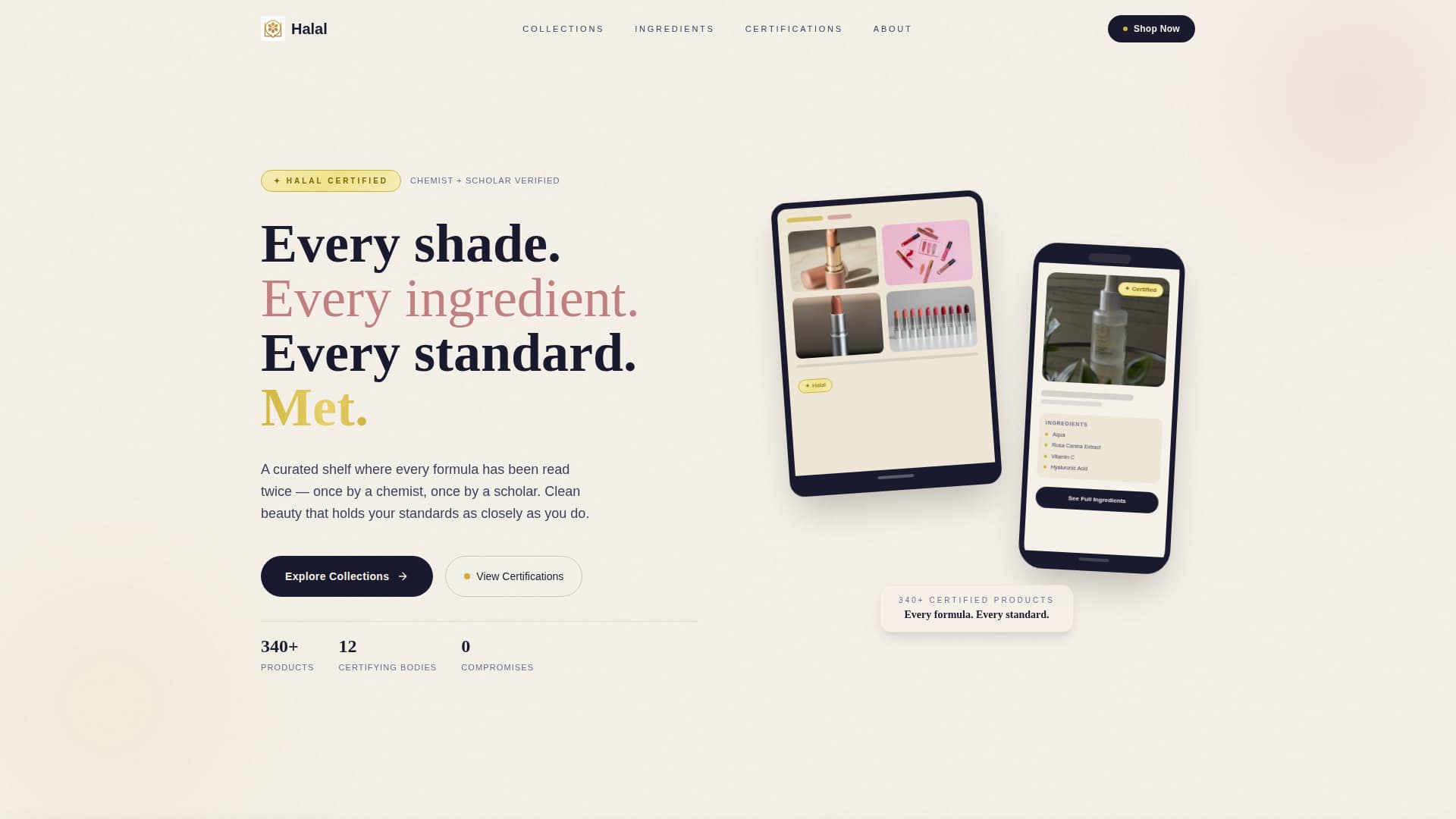 Middle Eastern Specialty Retail Blog Website Template