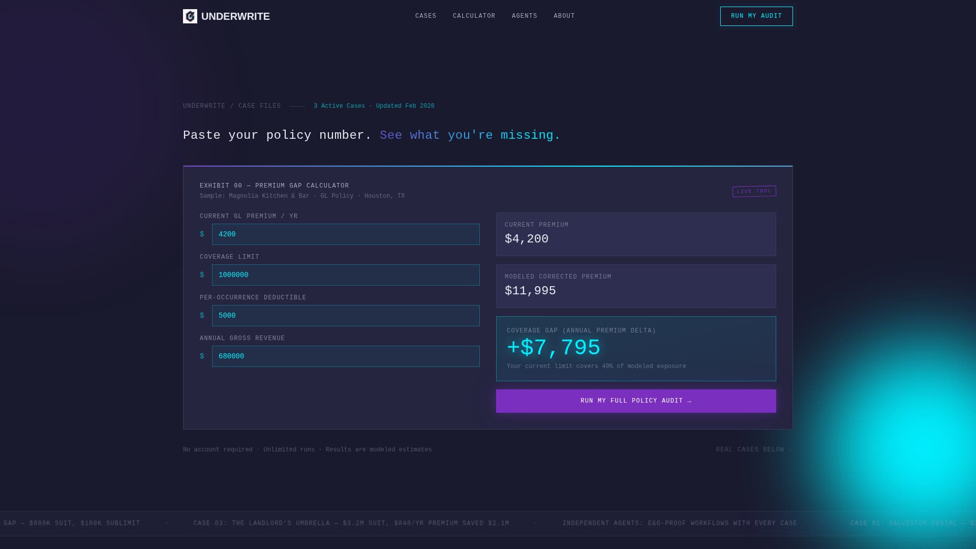 Underwrite - Powerful Insurance Landing Page Template