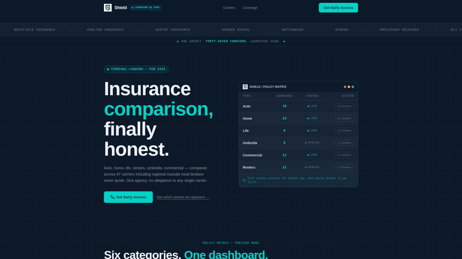 Guardian — Advanced Protection Plan Landing Page Template