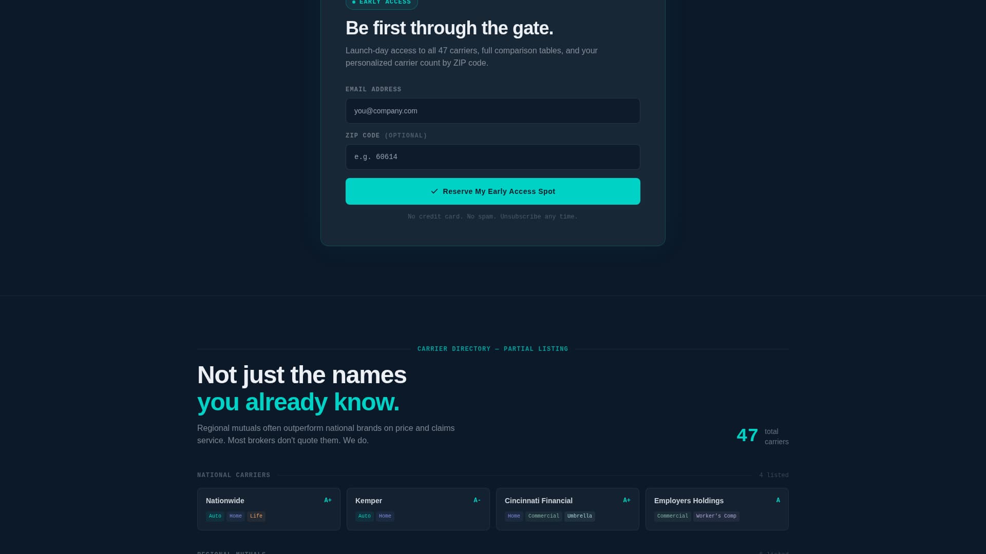 Guardian — Advanced Protection Plan Landing Page Template