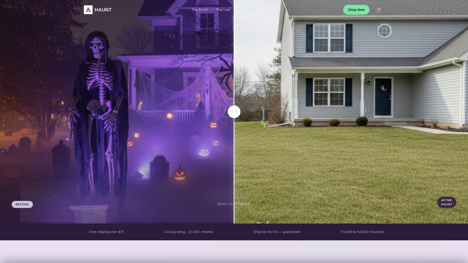 Halloween Business Professional Website Template