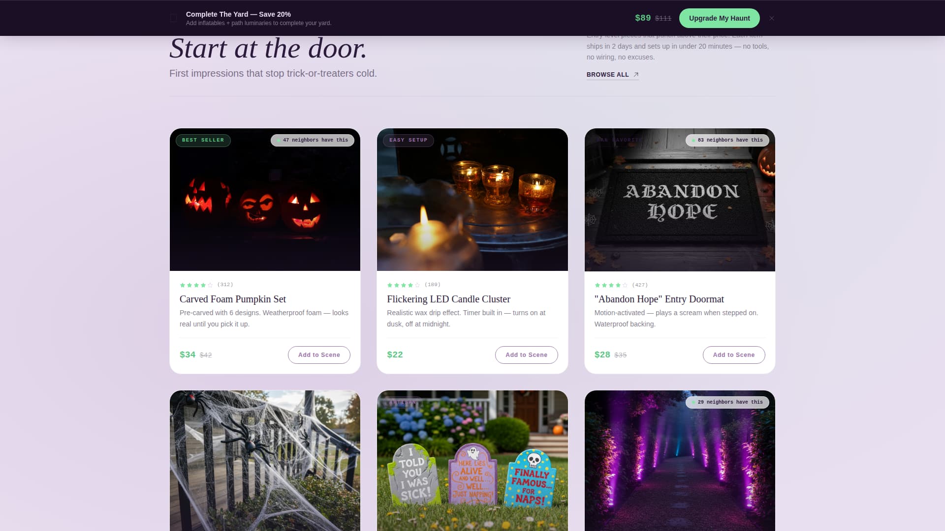 Halloween Business Professional Website Template